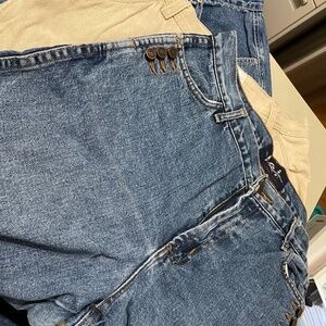Arizone & Lei Jeans (3) Size 14 1/2 Denim & Tan
